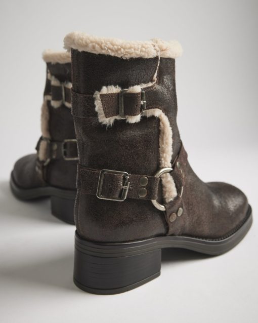 BRIXTON FUR BROWN DISTRESSED - Image 6
