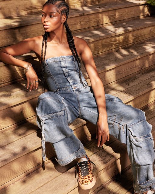 DUO DENIM JUMPSUIT - Image 5