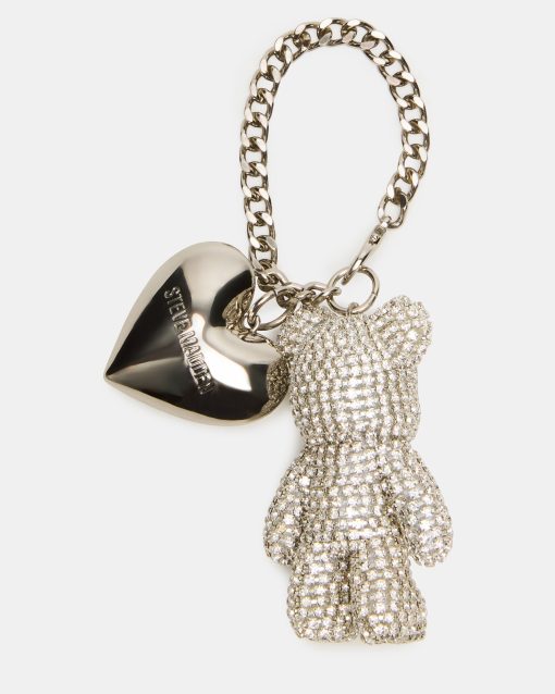 TEDDY BAG CHARM SILVER - Image 3