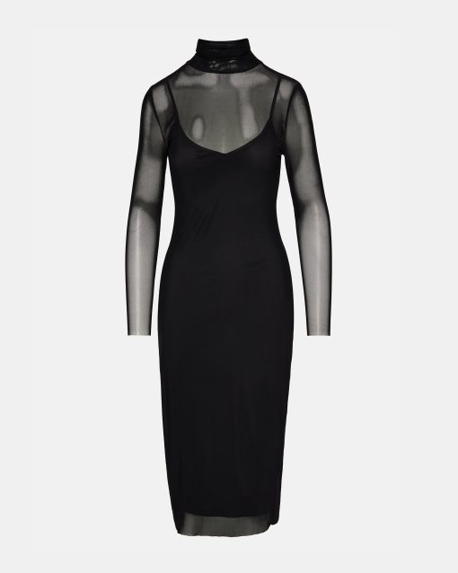 VIVIENNE DRESS BLACK - Image 5