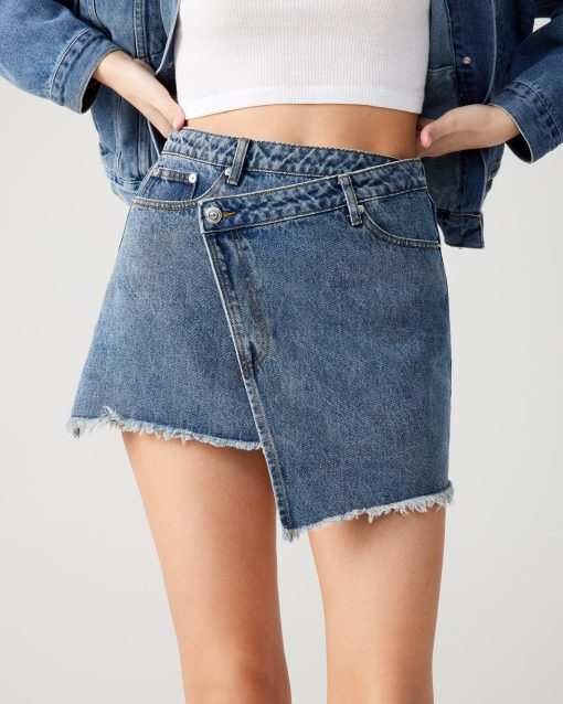 KYLA DENIM SKIRT - Image 2