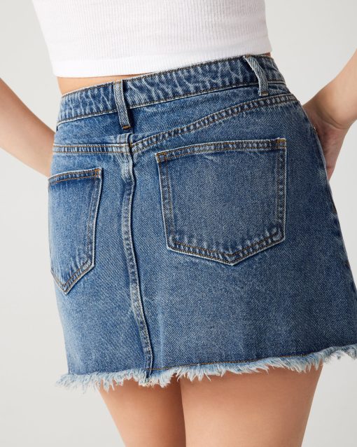 KYLA DENIM SKIRT - Image 4
