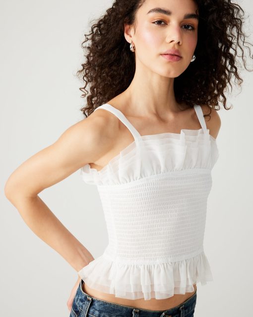 RHIANNON TOP IVORY - Image 3