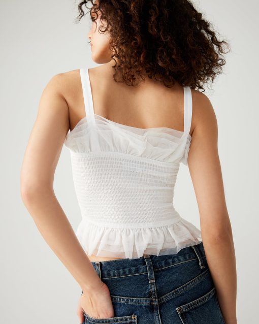 RHIANNON TOP IVORY - Image 4