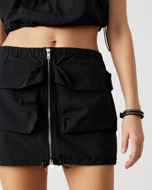 VESPER MINI SKIRT BLACK - Image 5