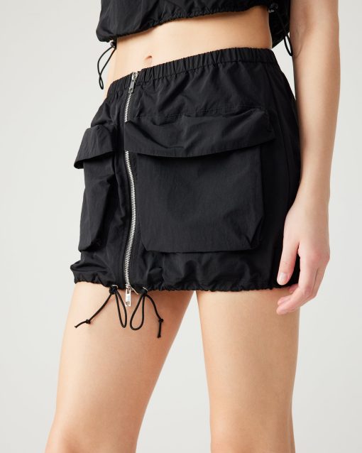 VESPER MINI SKIRT BLACK - Image 3