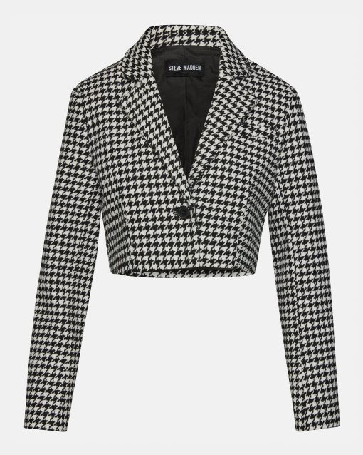 RUPI CROPPED BLAZER BLACK/WHITE - Image 8