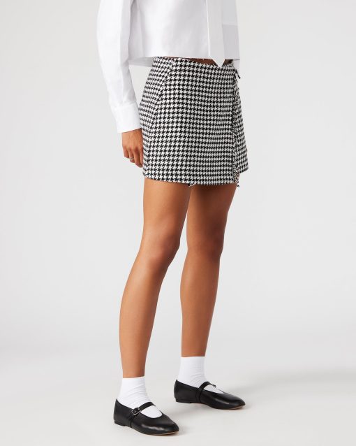 LEON SKIRT BLACK/WHITE - Image 4