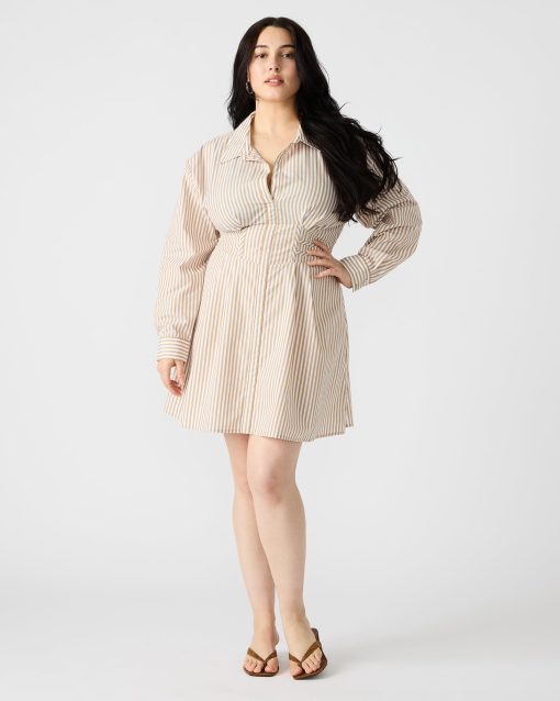 ARIA DRESS TAUPE - Image 2