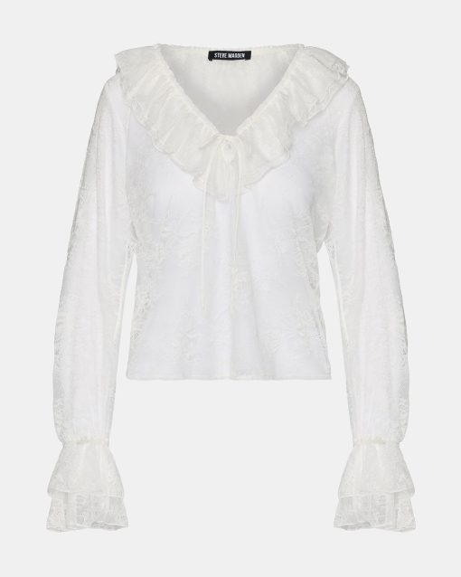 HAMPTON LACE BLOUSE WHITE - Image 8