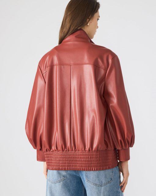 VEE JACKET DUSTY BRICK - Image 6