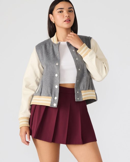 ROONEY JACKET HEATHER GREY