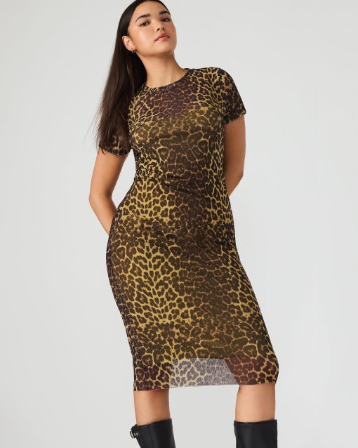 SHORT SLEEVE HAILEE DRESS HOT SPOTS PRINT - Image 5