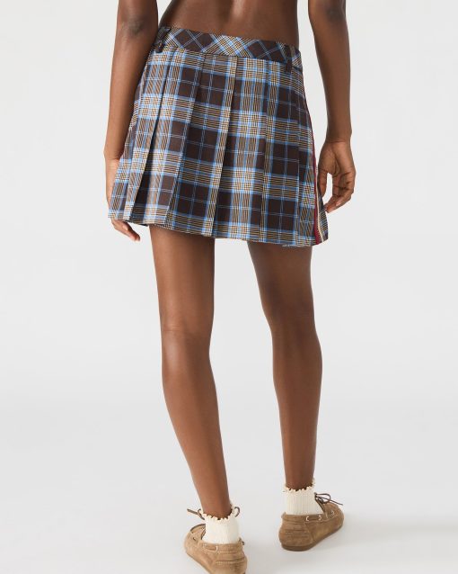 MARGO SKIRT BROWN PLAID - Image 6