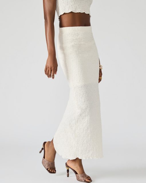 SEASIDE MAXI SKIRT SET CREAM - Image 6