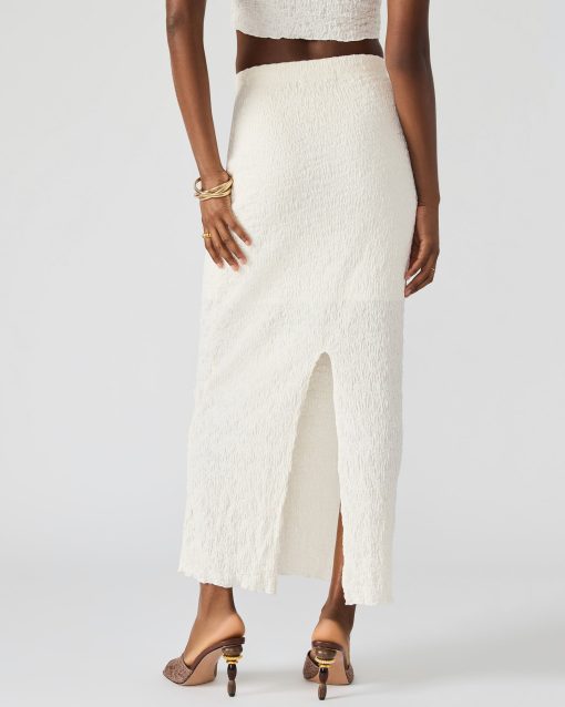 SEASIDE MAXI SKIRT SET CREAM - Image 7