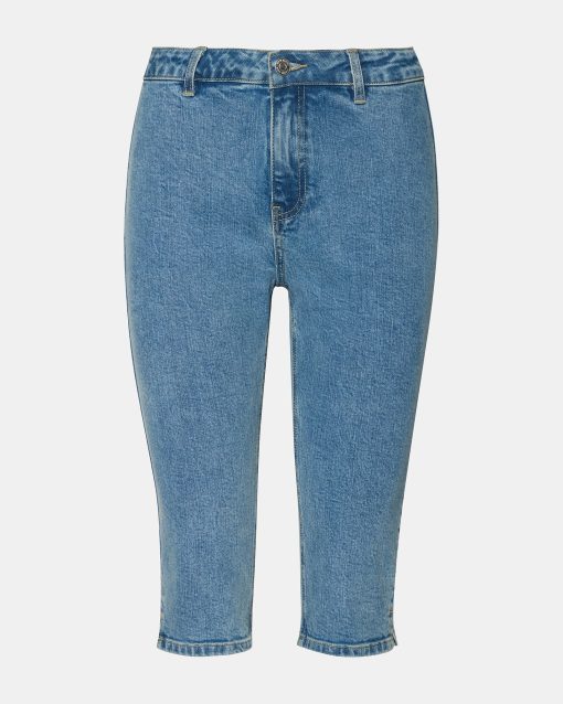 SKINNY RINA DENIM CAPRI PANT - Image 5