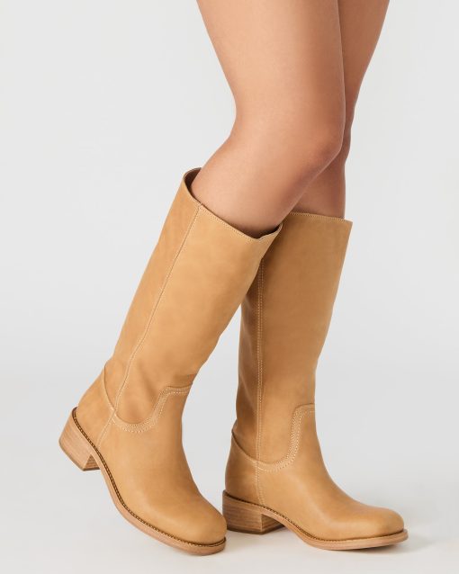 RIGGS BANANA LEATHER WIDE CALF - Image 2