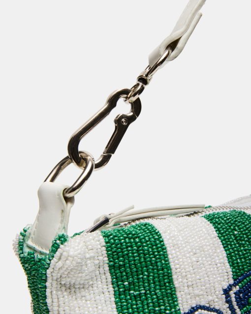 EMERSYN BEADED BAG GREEN MULTI - Image 3