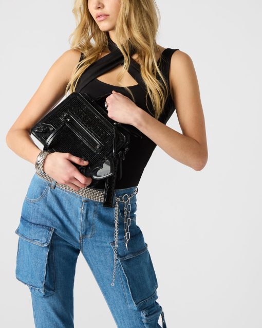 EVELYN CHARMS BAG BLACK/BLACK - Image 7