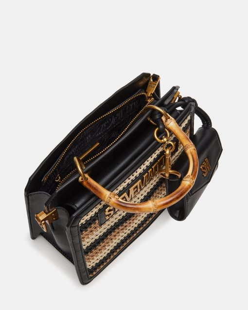 EVELYN BEACHY BAG BLACK/TAN - Image 5