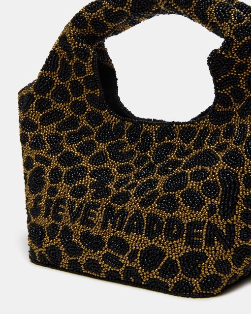 KINSLEY BEADED BAG LEOPARD - Image 2