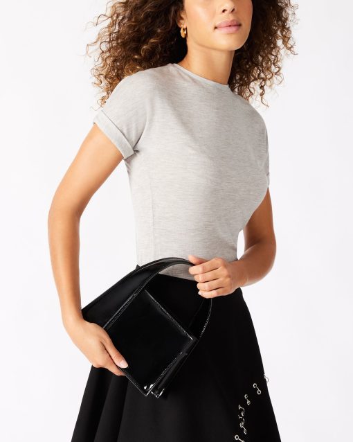 TWISTY BAG BLACK PATENT - Image 7