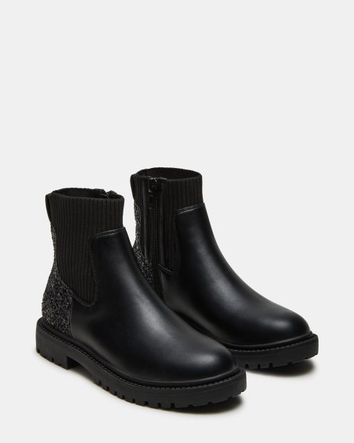 KIDS' LILYANA BLACK GLITTER - Image 2