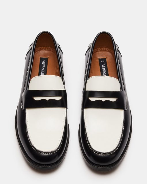 NATAN BLACK/WHITE LEATHER - Image 5