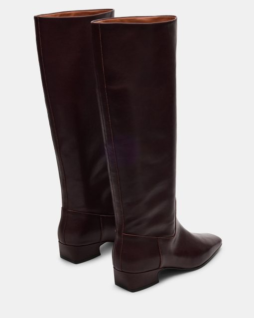 GWYNETH BROWN/RED LEATHER - Image 6