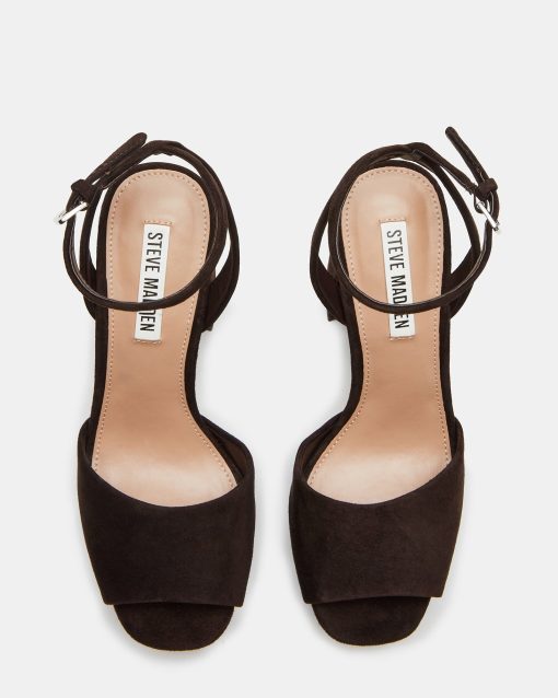 LOURDES CHOCOLATE BROWN SUEDE - Image 5