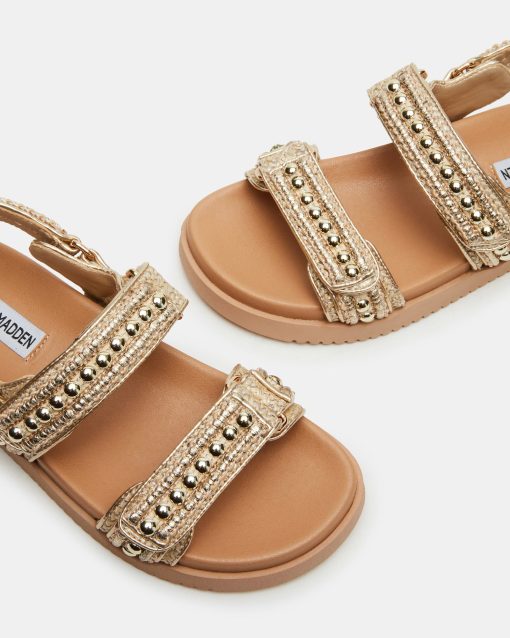 MONA SANDAL AND ANKLET GOLD BUNDLE - Image 3