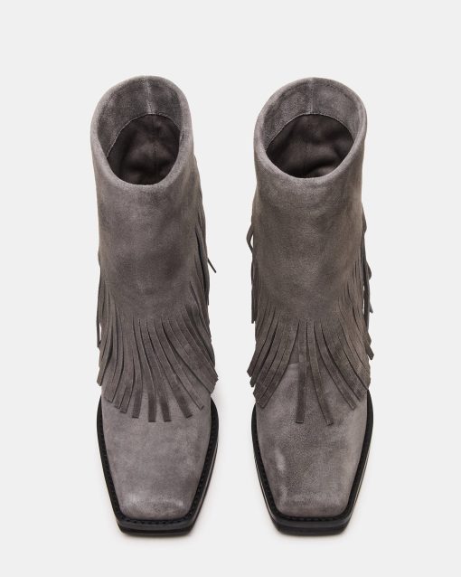 PIA FRINGE GREY SUEDE - Image 4