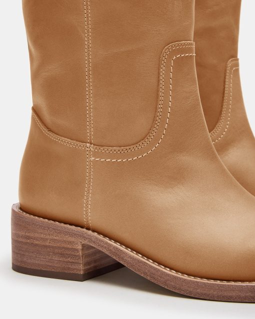 RIGGS BANANA LEATHER WIDE CALF - Image 4
