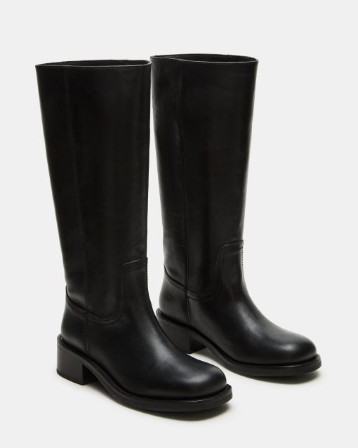 RIGGS BLACK LEATHER WIDE CALF - Image 3
