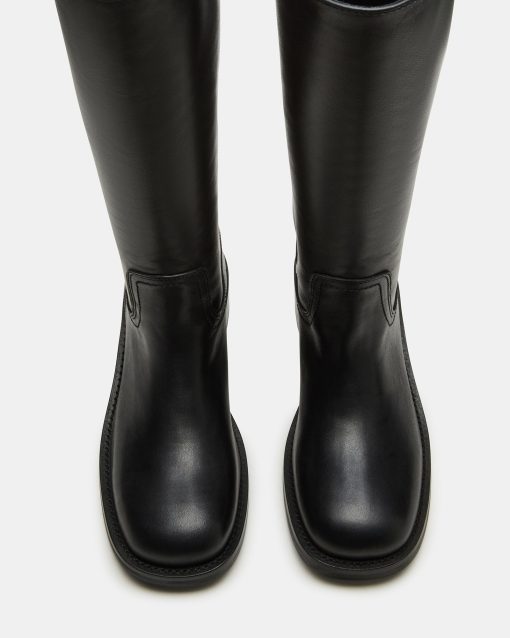 RIGGS BLACK LEATHER WIDE CALF - Image 5