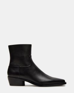 TRAVIS BLACK LEATHER